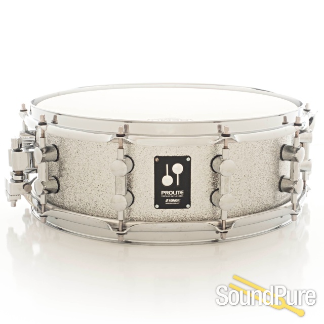 Sonor 14x5 Prolite Maple Snare Drum- Silver Sparkle — image 1