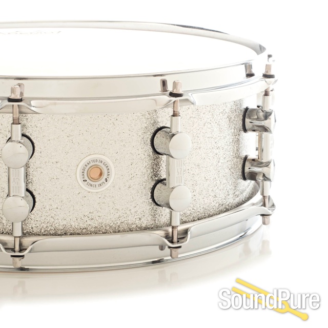 Sonor 14x5 Prolite Maple Snare Drum- Silver Sparkle — image 3