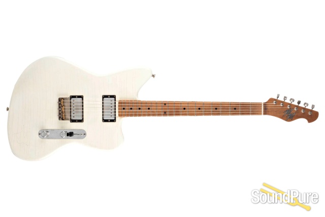 Mario Guitars T-Master Olympic White Relic #220495 - Used — image 8