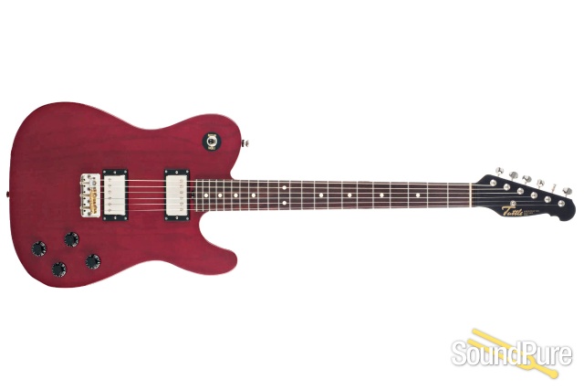 Tuttle Custom Classic T Angus Red Electric Guitar #679 — image 8