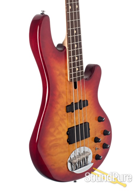Lakland Skyline 44-02 Dlx Cherry Sunburst #120228704 - Used — image 3