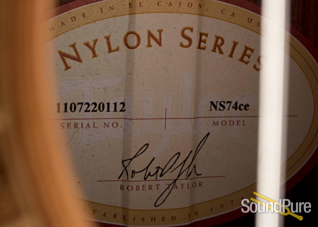 Taylor NS74ce Cedar/IRW Nylon String #1107220112 - Used — image 5