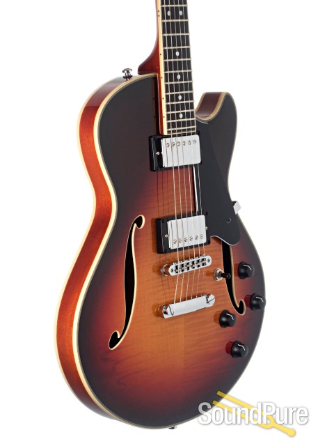 Comins GCS-1 Autumn Burst Semi-Hollow Electric #112374 — image 3