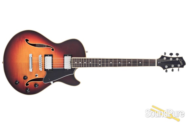 Comins GCS-1 Autumn Burst Semi-Hollow Electric #112374 — image 8
