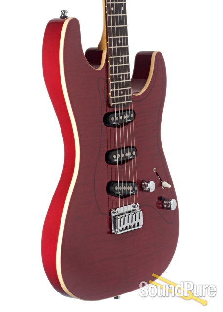 Godin Passion RG3 Trans Red Flame #12325106 - Used — image 3