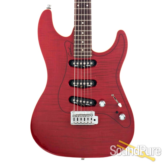 Godin Passion RG3 Trans Red Flame #12325106 - Used — image 1