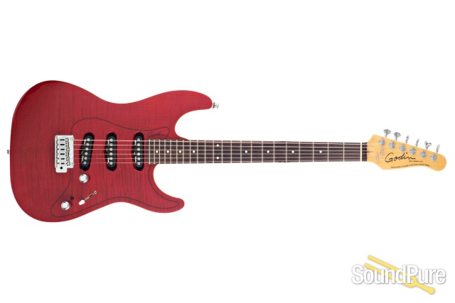 Godin Passion RG3 Trans Red Flame #12325106 - Used — image 8
