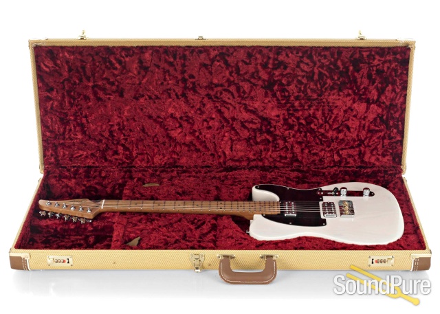 Suhr Custom Classic T Antique Trans White Guitar #63246 — image 4