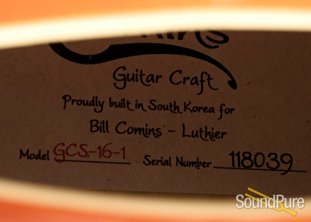 Comins GCS-16-1 Autumn Burst Archtop #118039 - Used — image 4