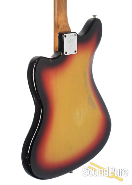 Fender Vintage '66 Jazzmaster 3-Tone Sunburst #164209 - Used — image 2