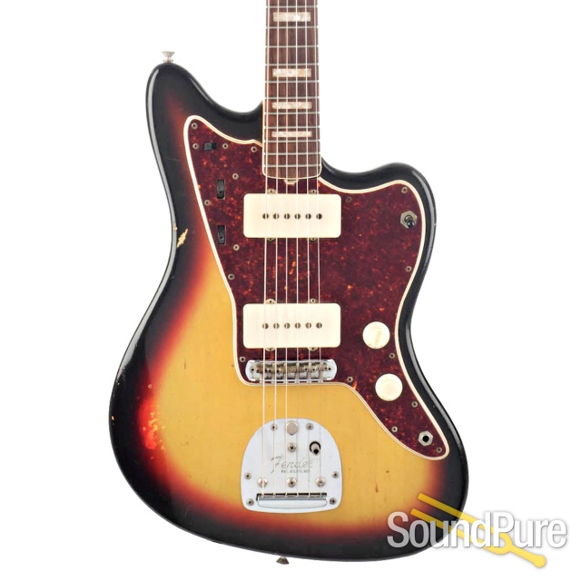Fender Vintage '66 Jazzmaster 3-Tone Sunburst #164209 - Used — image 1