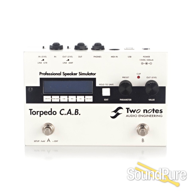 Two Notes Torpedo C.A.B. Cab Sim & IR Loader - Used — image 1