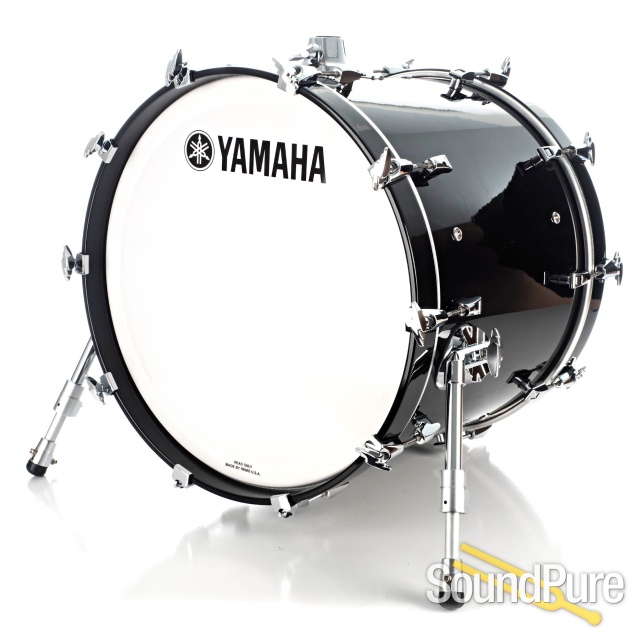 Yamaha 3pc Absolute Hybrid Maple Drum Set-Solid Black -20 — image 5