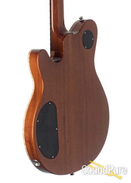 Tuttle Carve Top Deluxe Brown Burst Guitar #12 - Used — image 2