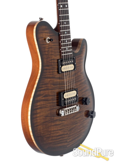 Tuttle Carve Top Deluxe Brown Burst Guitar #12 - Used — image 3