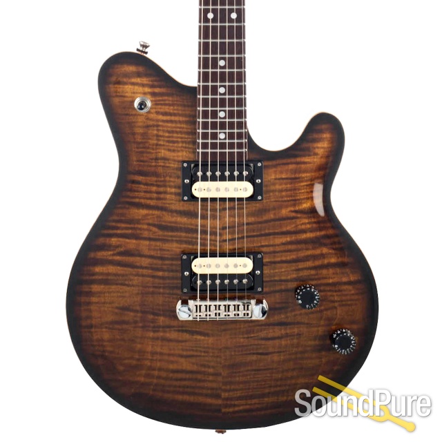 Tuttle Carve Top Deluxe Brown Burst Guitar #12 - Used — image 1