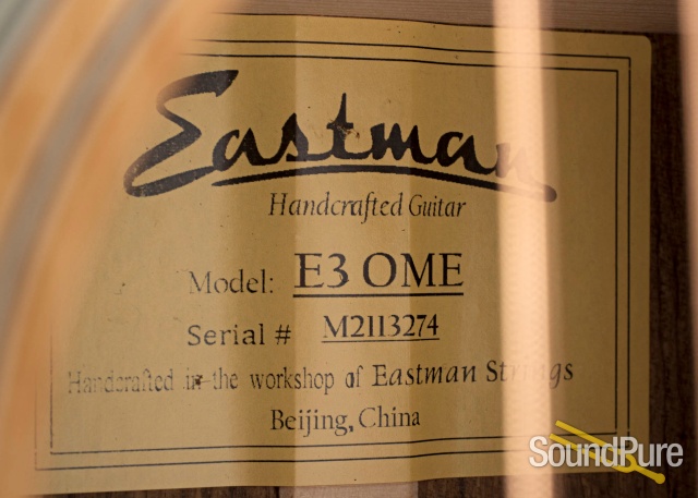 Eastman E3OME Sitka/Ovangkol Acoustic #M2113274 — image 4
