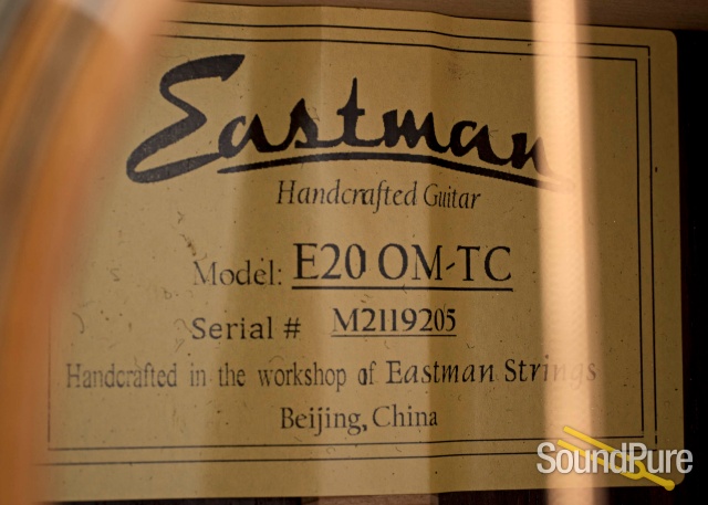 Eastman E20OM-TC Thermo-Cured Adirondack/Rosewood #M2119205 — image 4