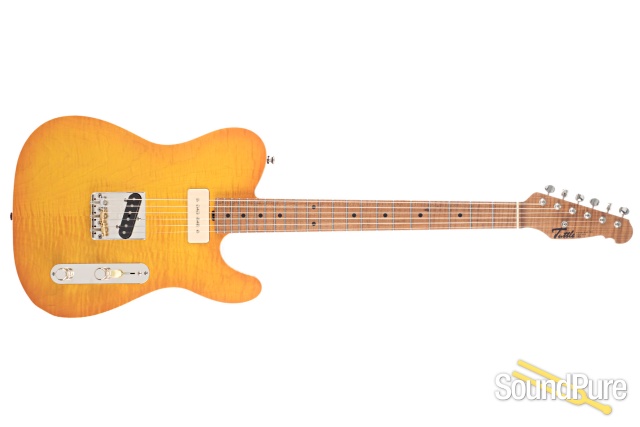 Tuttle Hollow T Faded Ice Tea Electric Guitar #688 — image 8