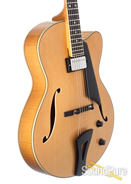 Comins GCS-16-1 Vintage Blond Archtop Guitar #118150 — image 3