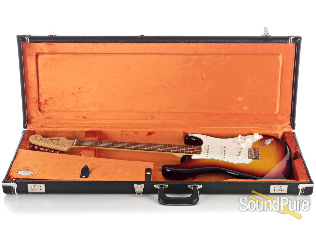 Fender Am Vintage '65 Strat Sunburst #V1201885 - Used — image 4