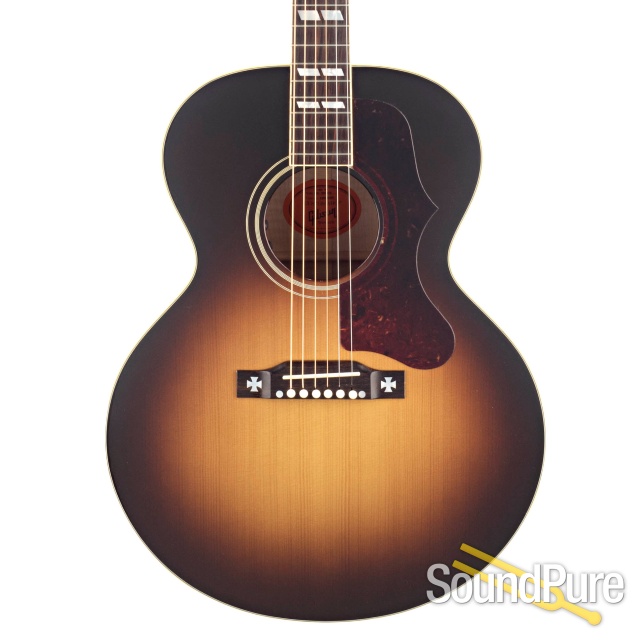 Gibson J-185 True Vintage Sunburst Acoustic #12064089 - Used — image 1