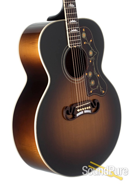 Gibson SJ-200 Sunburst Sitka/Flame Maple #00957075 - Used — image 3