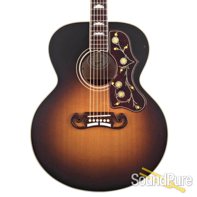 Gibson SJ-200 Sunburst Sitka/Flame Maple #00957075 - Used — image 1