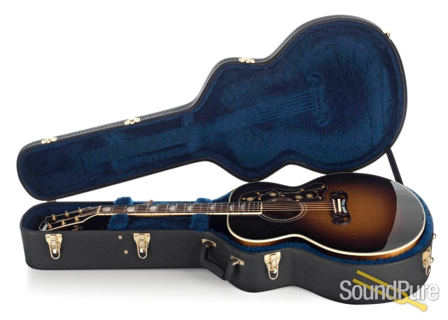 Gibson SJ-200 Sunburst Sitka/Flame Maple #00957075 - Used — image 5