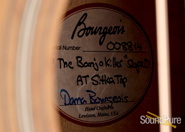 Bourgeois Banjo Killer Aged Tone Sitka/Mahogany #8814 - Used — image 4
