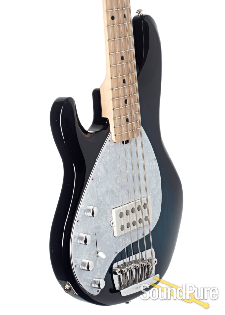 Ernie Ball StingRay5 Pacific Blue Burst #L05420 - Used — image 3