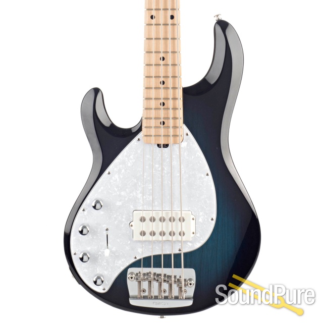 Ernie Ball StingRay5 Pacific Blue Burst #L05420 - Used — image 1