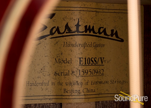 Eastman E10SS/V Addy/Mahogany Acoustic #15959032 - Used — image 4