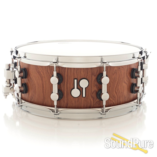 Sonor 5.5x14 SQ2 Medium Beech Snare Drum- Bubinga — image 1