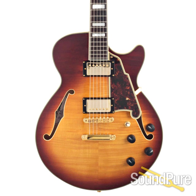 D'Angelico Excel SS Sunburst Semi-Hollow #S160063501 - Used — image 1