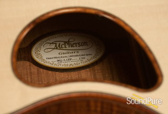 McPherson 3.5XP Adirondack/Flamed Acacia #1781 Acoustic — image 4