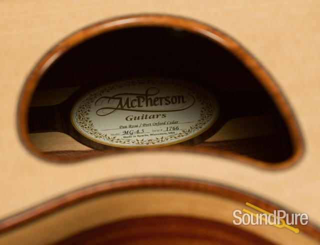 McPherson 4.5 Port Orford Cedar/Pau Rosa #1766 Acoustic — image 7