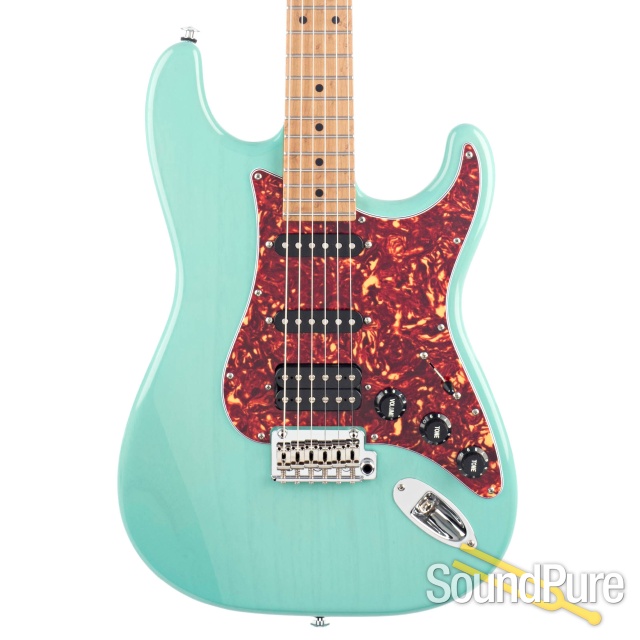 Suhr Classic S Paulownia Trans Seafoam Green #66839 — image 1