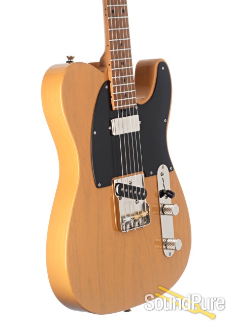 Tuttle Hollow T Butterscotch Electric Guitar #706 — image 3