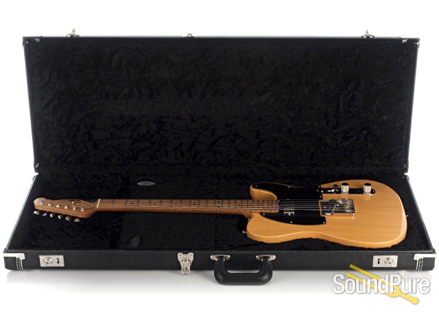 Tuttle Hollow T Butterscotch Electric Guitar #706 — image 4
