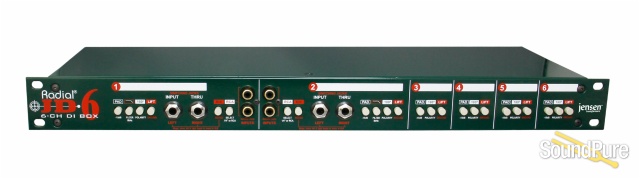 Radial Engineering JD6 6 channel rack mount direct box — image 1