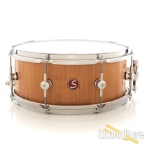 Sugar Percussion 6x14 Black Cherry Stave Snare Drum