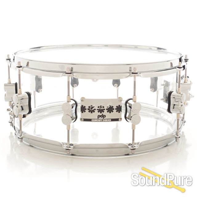 PDP 6x14 Chad Smith Signature Acrylic Snare Drum