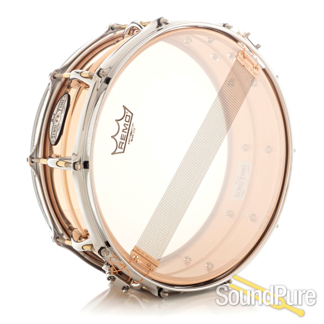 Pearl 5x14 Sensitone Phosphor Bronze Snare Drum — image 2