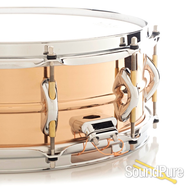 SOLD Pearl Sensitone Premium heavy brass snare 5x14