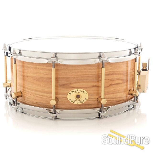 Noble & Cooley 6x14 SS Classic Black Birch Snare Drum-Oil — image 1