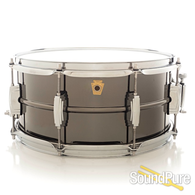 Ludwig 6.5x14 Black Beauty Snare Drum-Imperial Lugs-8 LB415 — image 1