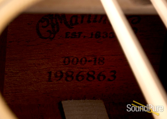 Martin 000-18 Sitka/Mahogany Acoustic Guitar #1986863 - Used — image 4