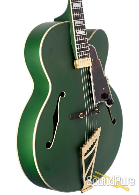 D'Angelico DLX EXL-1 Emerald Green Archtop #W1702398 - Used — image 3