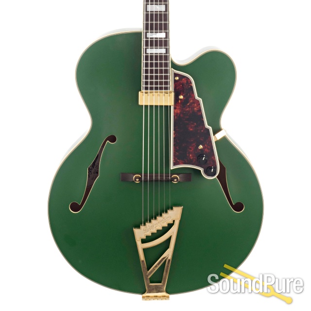 D'Angelico DLX EXL-1 Emerald Green Archtop #W1702398 - Used — image 1